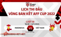 Lịch thi đấu bán kết AFF Cup 2022