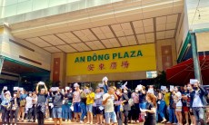 Gần 2700 sạp ở An Đông Plaza đóng cửa biểu tình