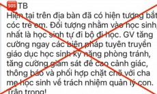 Thông tin về việc bắt cóc trẻ em tại Hà Nội bị phủ nhận