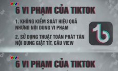 VTV công bố 6 vi phạm của TikTok tại Việt Nam