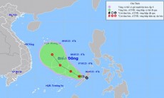 Áp thấp nhiệt đới hướng về Hoàng Sa trong ba ngày tới