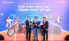 Tham gia bảo hiểm Sacombank được tặng xe Mercedes