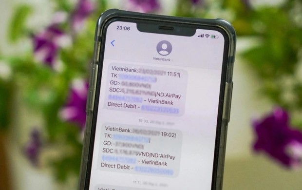 Tăng phí dịch vụ SMS ngân hàng từ ngày 01/09/2023