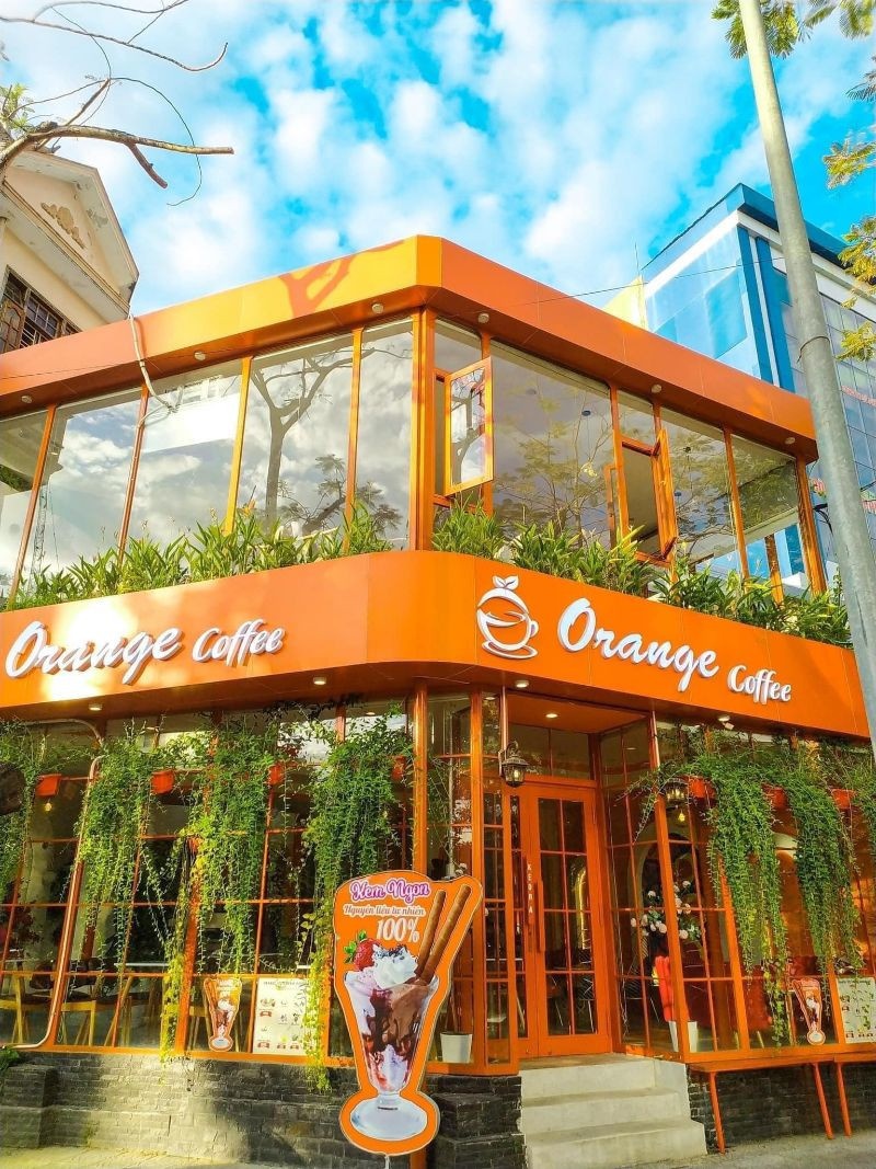 Orange Coffee & Ice Cream có món cà phê muối ngon ở Huế nức tiếng