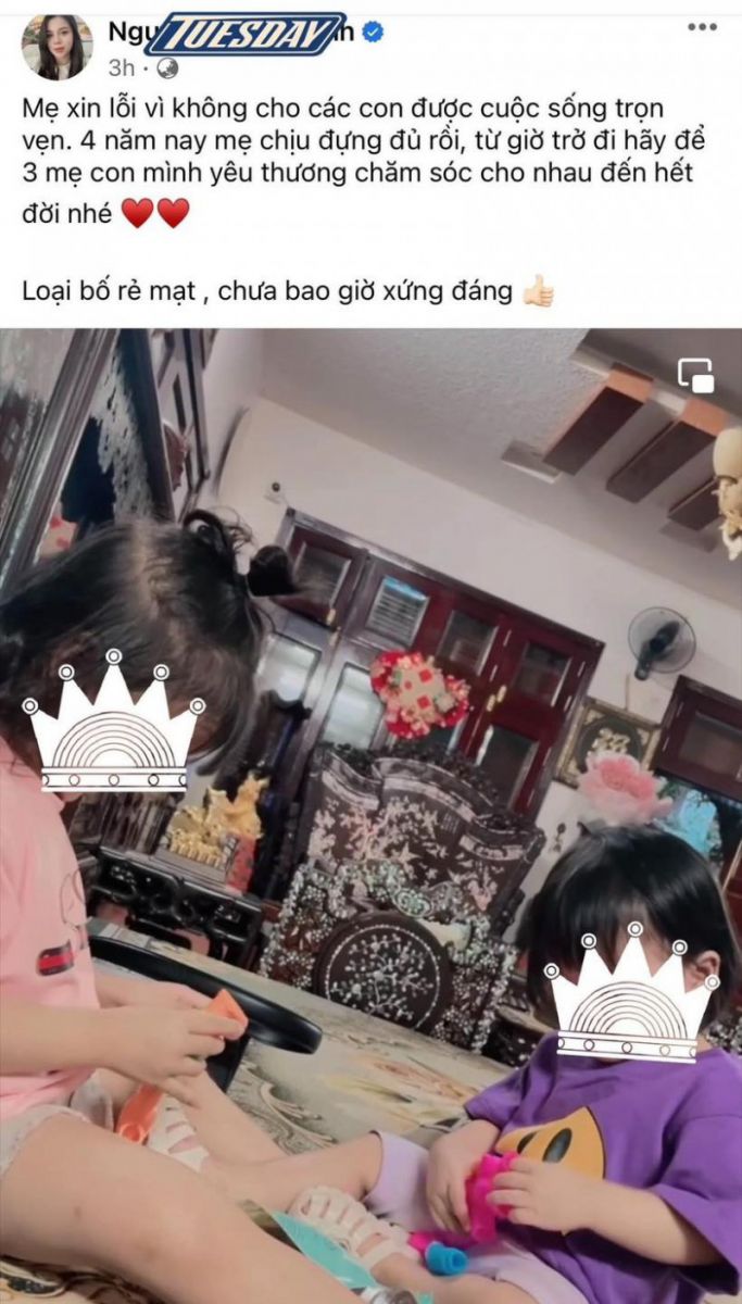 Nguyên văn status tố chồng của vợ Bùi Tiến Dũng