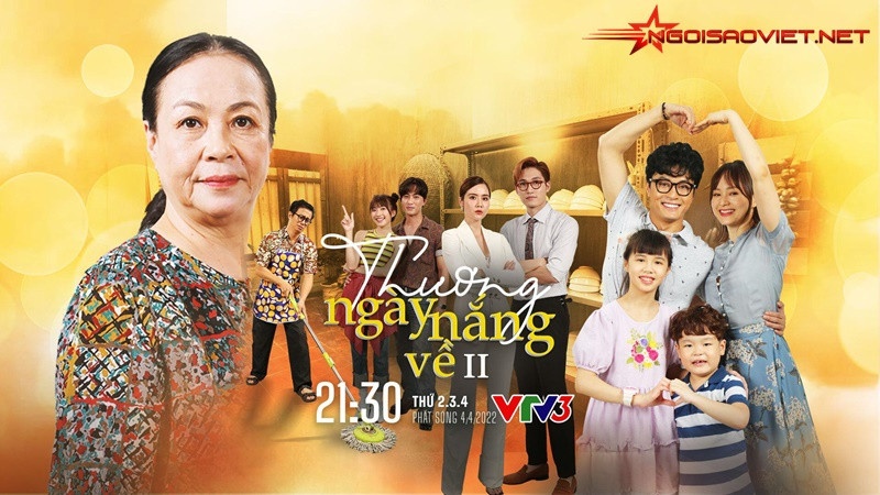 Thương ngày nắng về được chiếu trên kênh VTV3