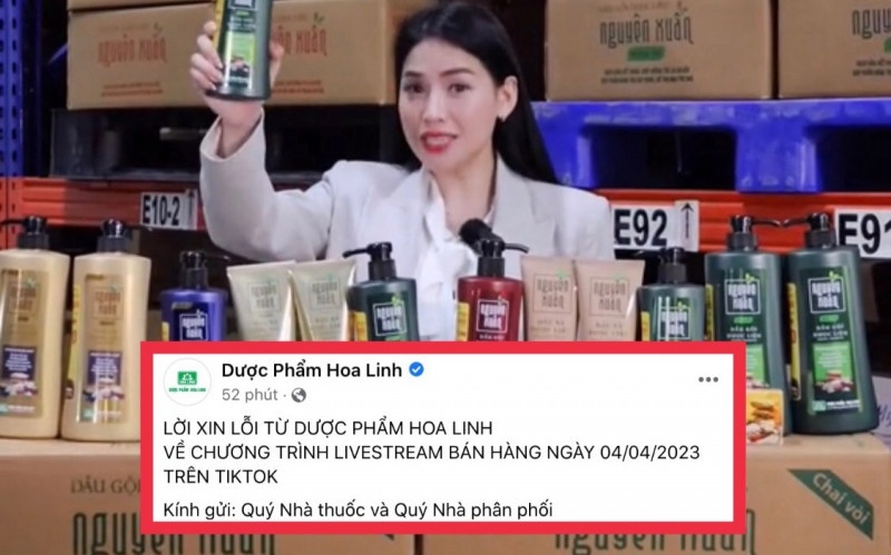 Dược phẩm Hoa Linh cho đại diện xuống tận nơi xin lỗi khách hàng