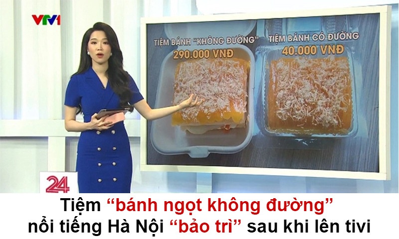 Gắn mác bánh ngọt không đường để lừa khách hàng