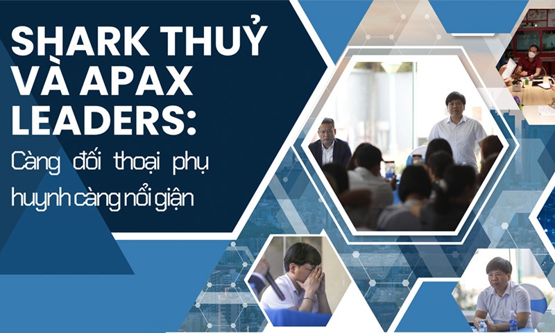 Shark Thủy và ban lãnh đạo công ty thường xuyên phải đối thoại với phụ huynh 