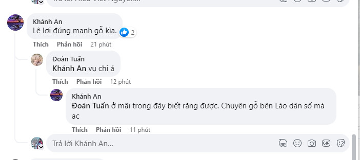 Thông tin từ cư dân mạng