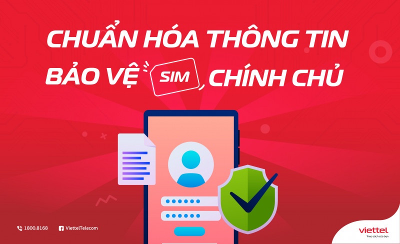 Chuẩn hóa thông tin bảo vệ sim chính chủ