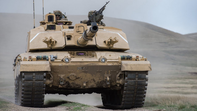 Xe tăng Challenger 2 đang thực thi nhiệm vụ tai Afghanistan