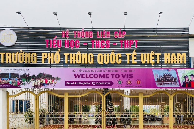 Trường Phổ thông Quốc tế Việt Nam - nơi xảy ra vụ việc học sinh lớp 9 tử vong