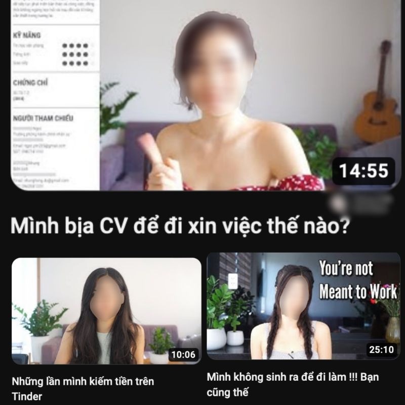 Những nội dung rác trên kênh Youtube của Kimmie