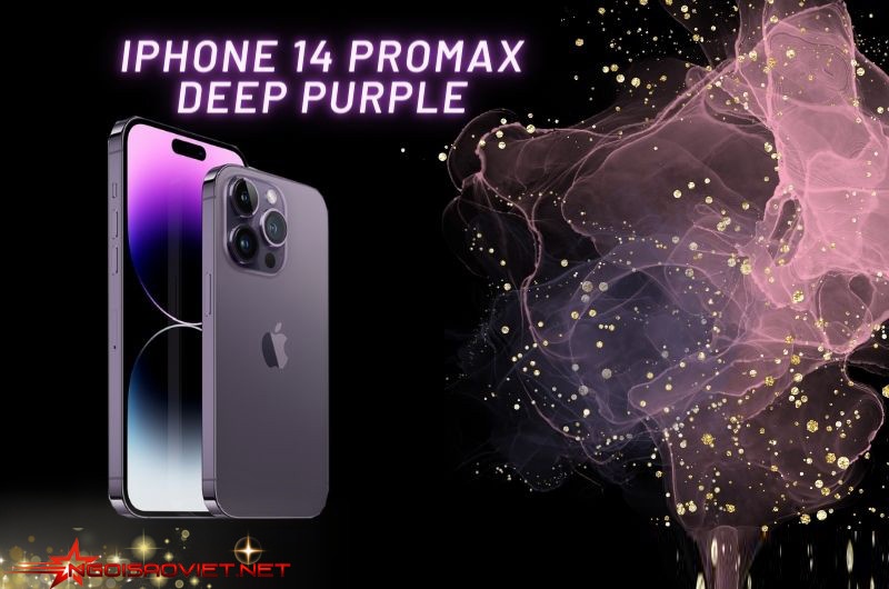 Iphone 14 Promax bản màu tím phá cách