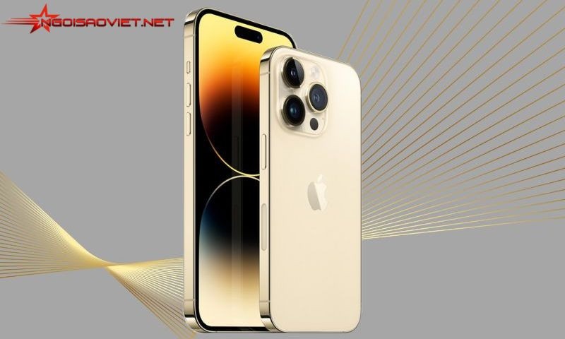 Iphone 14 Promax Gold thời thượng