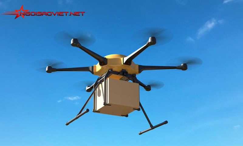 Giao hàng bằng UAV có thể vận chuyển 5kg hàng hóa